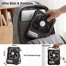 Ventilador Camping Portátil 20000mAh Thumbnail 6
