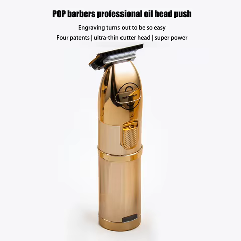 Máquina de Cortar Cabelo Pop P700 Dourada