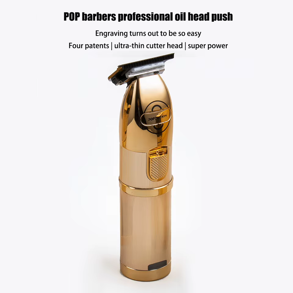 Máquina de Cortar Cabelo Pop P700 Dourada