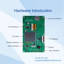 Módulo Display LCD DWIN 4.3" Touch Thumbnail 4