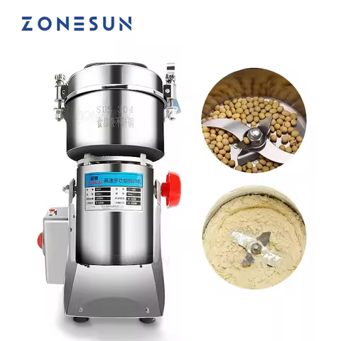 Moinho de Farinha ZONESUN 800g