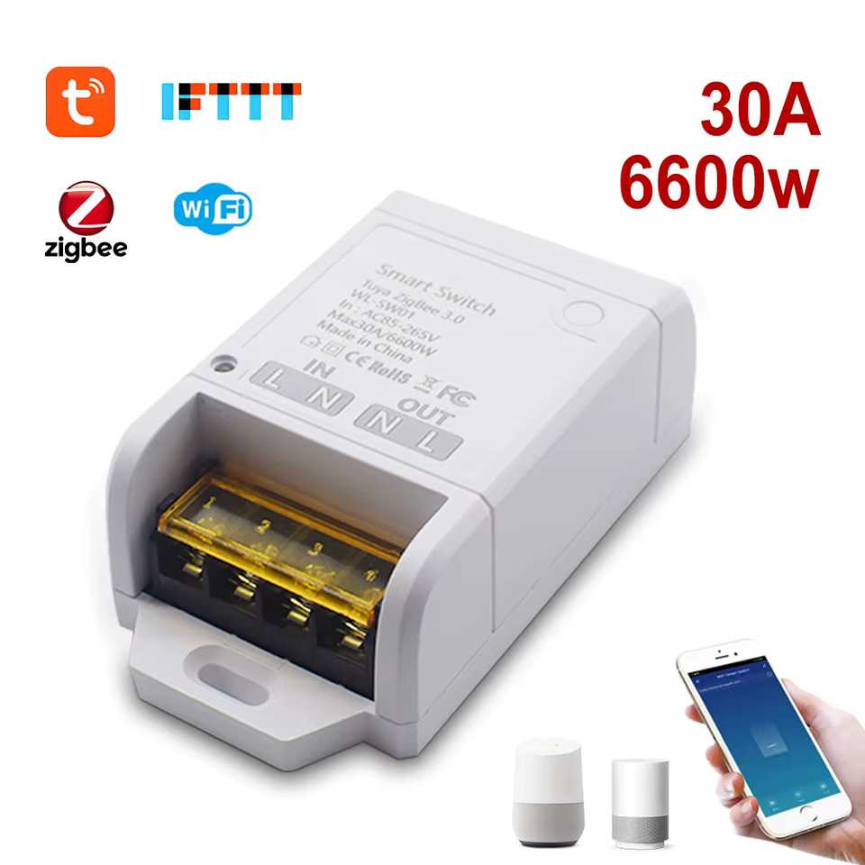 Interruptor Inteligente Zigbee 30A