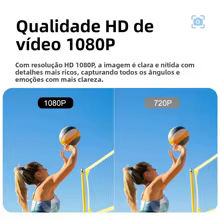Câmera Wi-Fi Mini HD com Visão Noturna Thumbnail 3