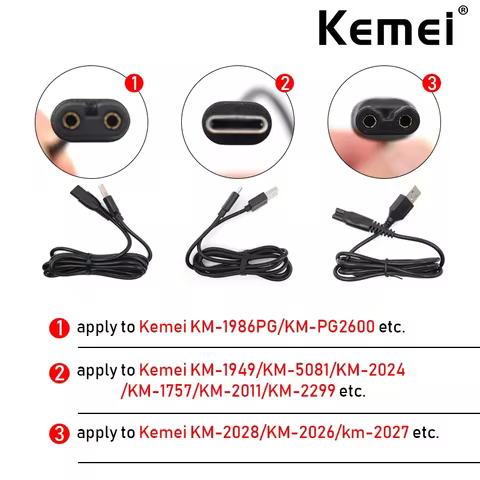 Cabo Carregador USB Kemei