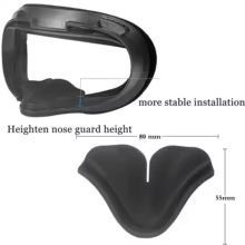 Máscara Facial Oculus Quest 2 - Couro PU Thumbnail 6