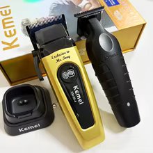 Máquina de Cortar Cabelo Kemei Profissional Kit Thumbnail 2