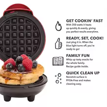 Mini Waffle Maker Elétrico Thumbnail 2