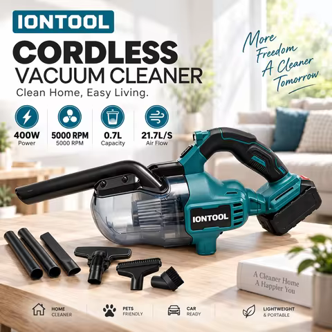 Aspirador Portátil IONTOOL 120W