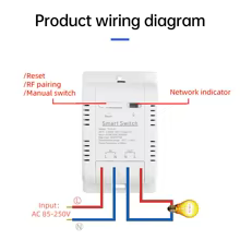 Interruptor Wi-Fi Inteligente com Sensor de Temperatura Thumbnail 4