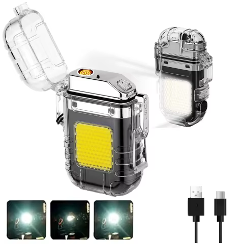 Isqueiro Elétrico LED Recarregável