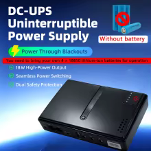 Mini UPS Portátil 18W/36W para Roteador e Câmeras Thumbnail 2