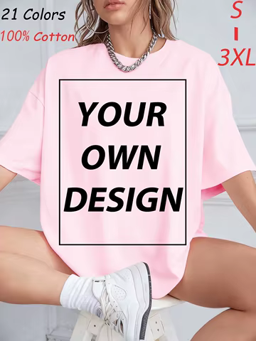 Camiseta Y2K Algodão Personalizada