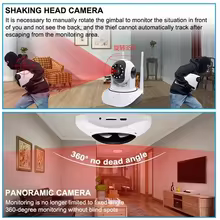 Câmera Panorâmica Wi-Fi 360° Thumbnail 4
