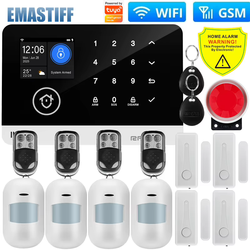 Alarme Inteligente Sem Fio com Wi-Fi e GSM