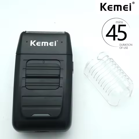 Kemei KM-1102 Barbeador Elétrico Recarregável