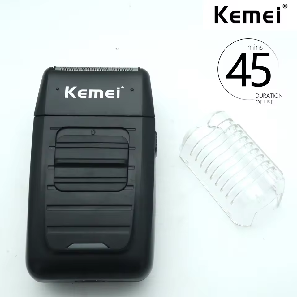 Kemei KM-1102 Barbeador Elétrico Recarregável