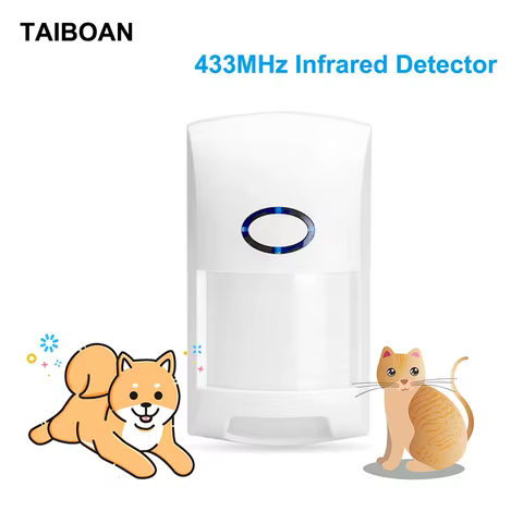 Detector de Movimento PIR 433MHz
