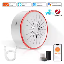 Sirene Inteligente de Segurança Doméstica Tuya WiFi ZigBee Thumbnail 1