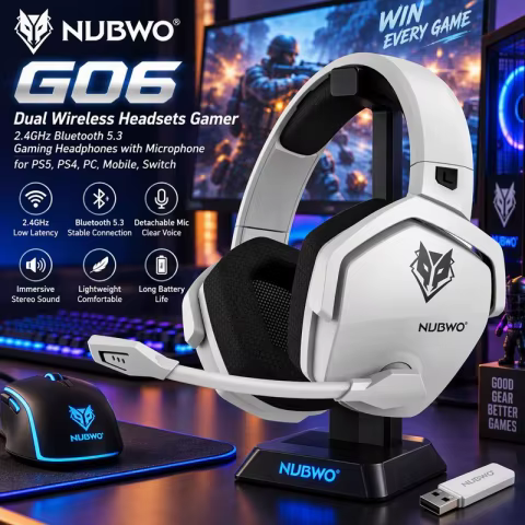 NUBWO G06 Headset Gamer
