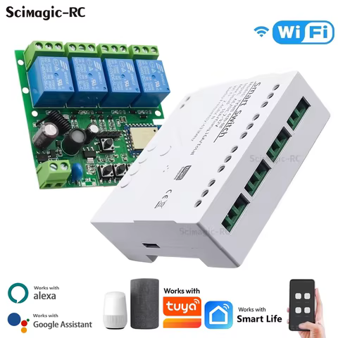 Interruptor Inteligente Wifi 4CH
