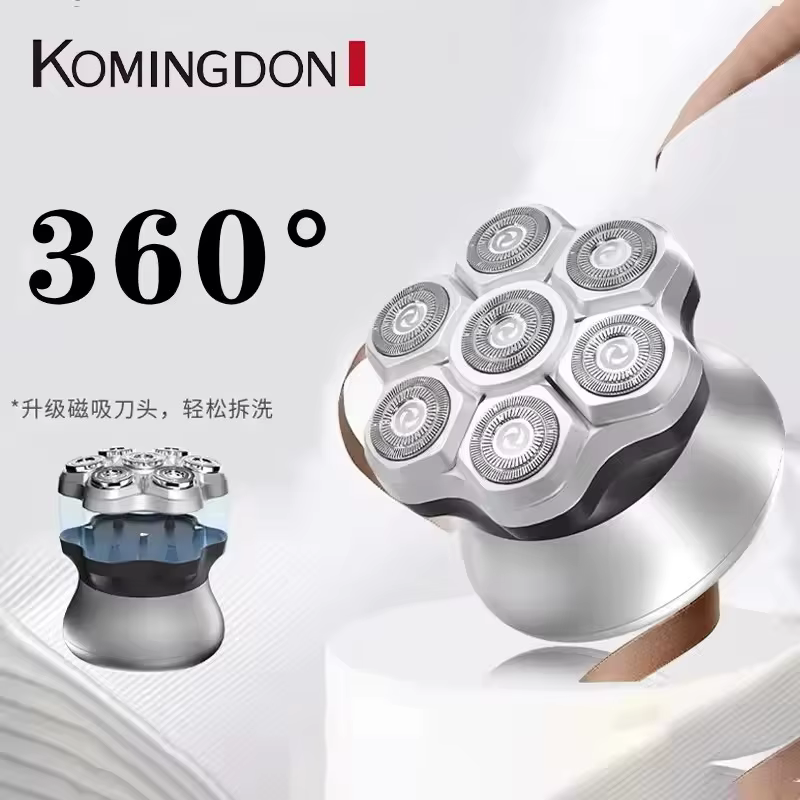 Barbeador Elétrico Komingdon 7D Magnético