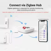 Sensor Temperatura e Umidade Zigbee 3.0 Thumbnail 2