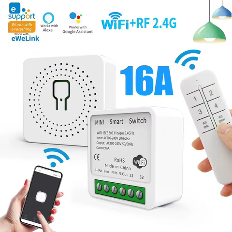 Interruptor Inteligente WiFi 16A
