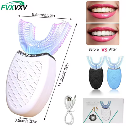 Escova de Dentes Ultrassônica 360°