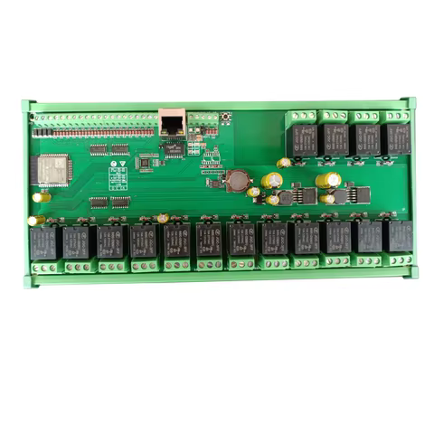 Placa de Relé Ethernet ESP32 16/32 Canais