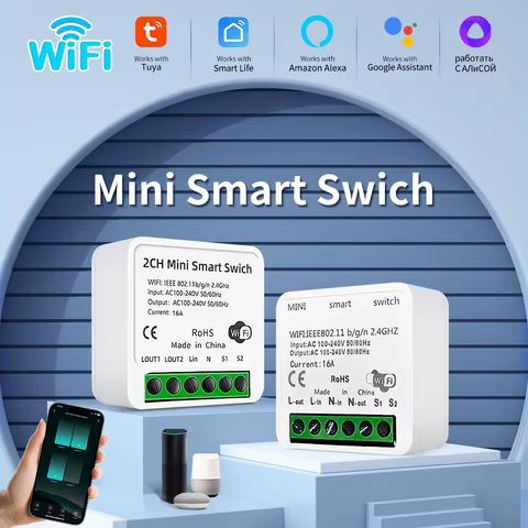 Interruptor Wi-Fi Inteligente GGBEE 16A