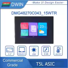 Tela HMI DWIN 4.3/7.0/10.1 DGUS2 Thumbnail 2
