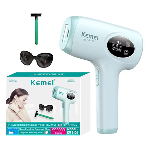 Kemei Depilador a Laser IPL com Gelo