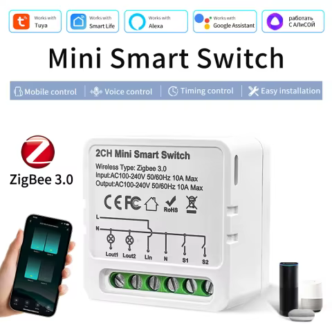Interruptor Inteligente Zigbee 3.0 Tuya