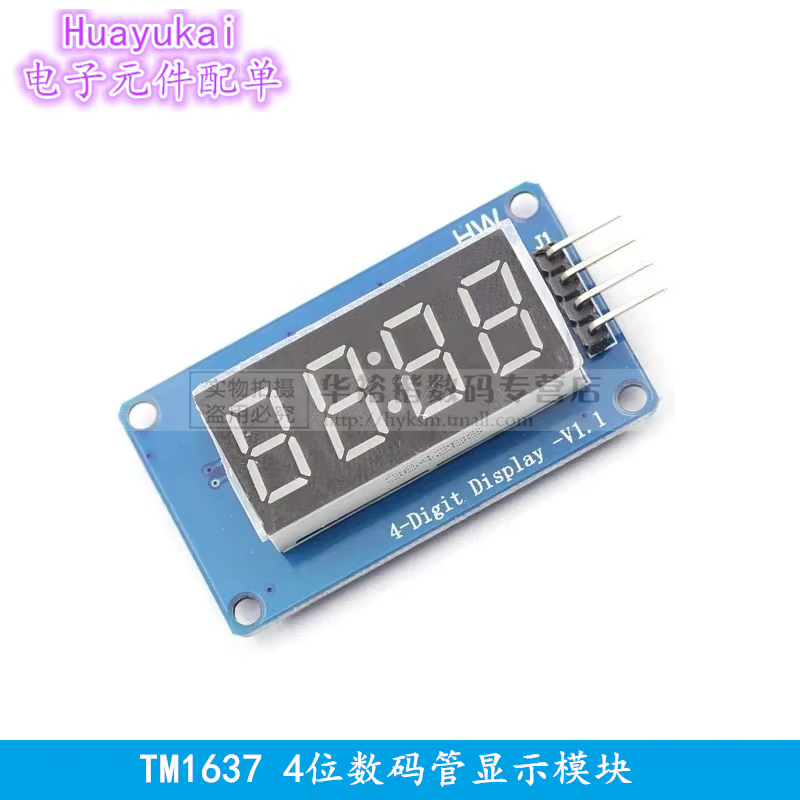 Display LED Digital Vermelho TM1637 4 Dígitos