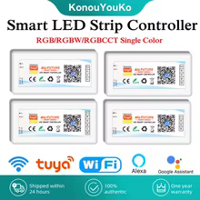 Controlador LED Inteligente Tuya WiFi RGB CCT Thumbnail 1