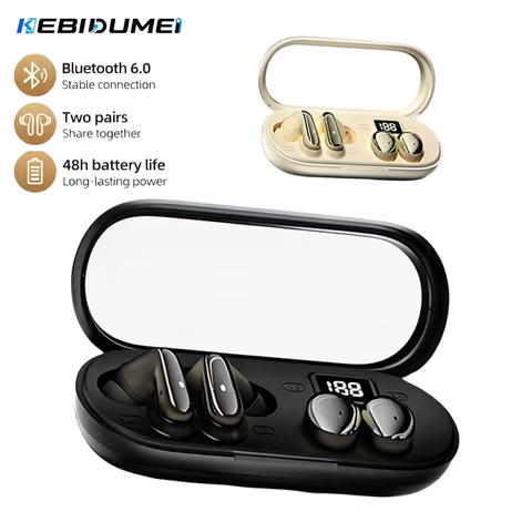 KEBIDUMEI Fones Bluetooth 6.0 TWS