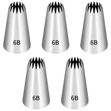 Kit 5 Bicos Confeitar 6B Thumbnail 1