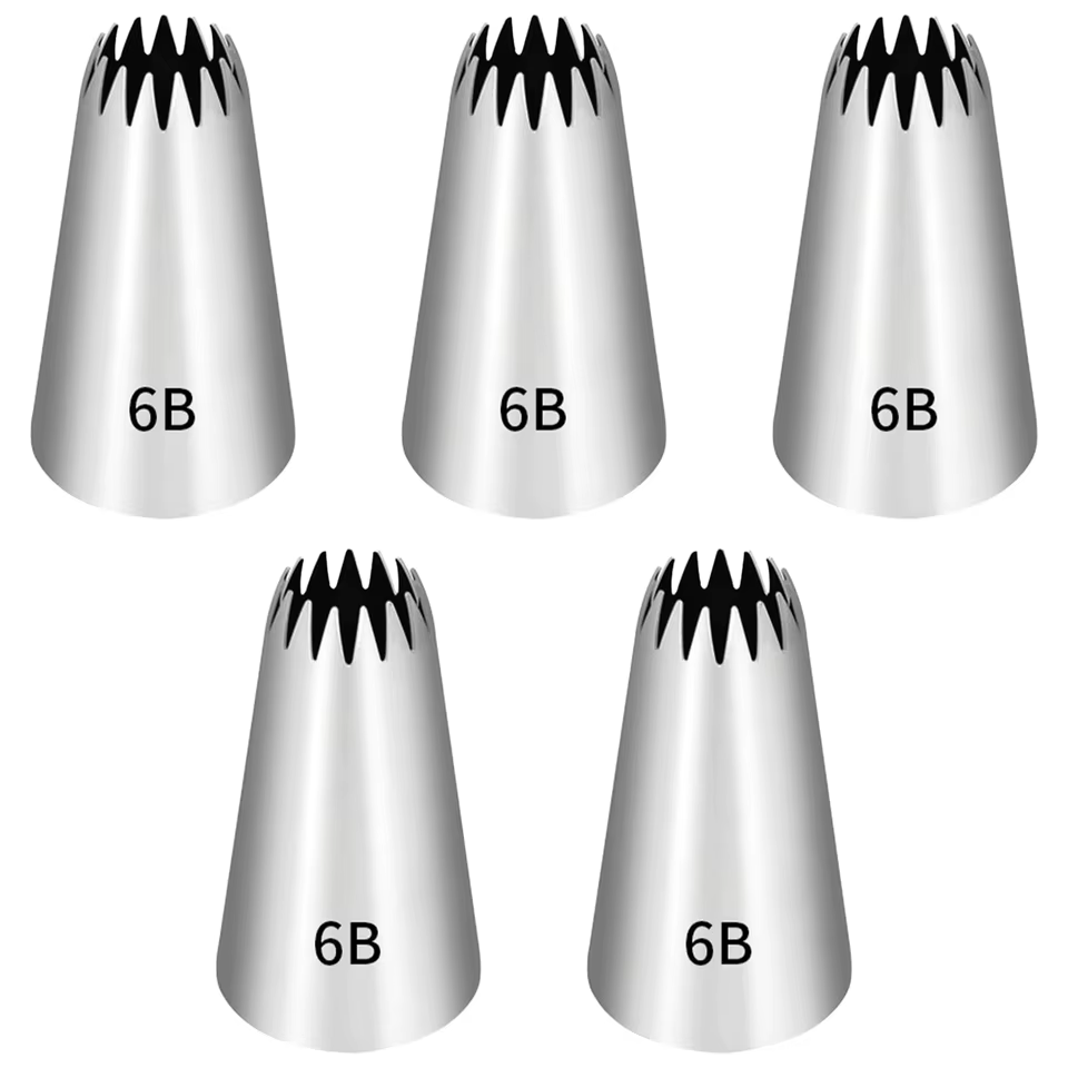 Kit 5 Bicos Confeitar 6B