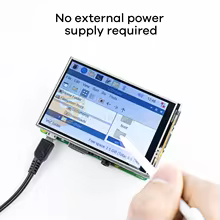 Tela LCD Raspberry Pi 3.5" com Toque Thumbnail 4