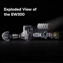 SIMGOT EW300 IEM Híbrido 3 Drivers Prateado Thumbnail 5