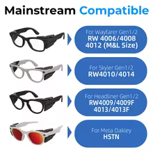 Protetores Laterais HiBloks Ray-Ban Meta Thumbnail 5