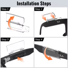 Capa Anti-toque HIBLOKS Ray-Ban Meta Gen 2 Thumbnail 6