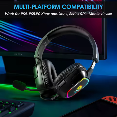 Fone Gamer Ammtoo com Cancelamento de Ruído