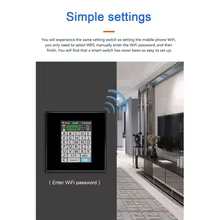 Interruptor Inteligente WiFi Tuya com LCD Thumbnail 5