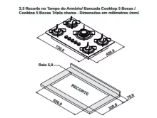 Cooktop 5 Bocas Itatiaia Preto Thumbnail 2