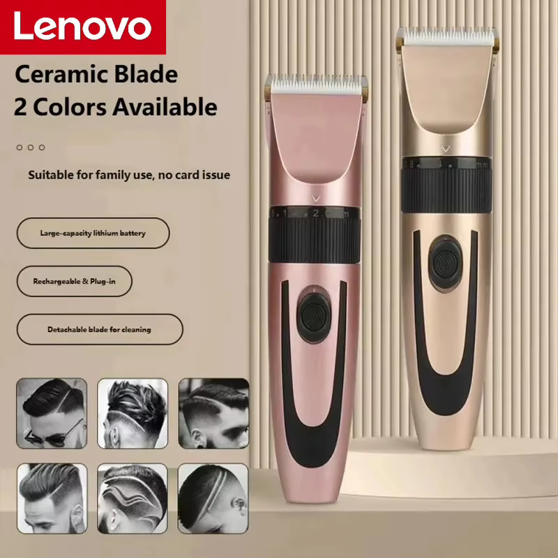 Máquina de Corte de Cabelo Lenovo Profissional