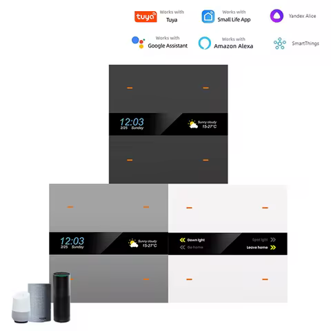 Interruptor Zigbee 4 Botões Tuya
