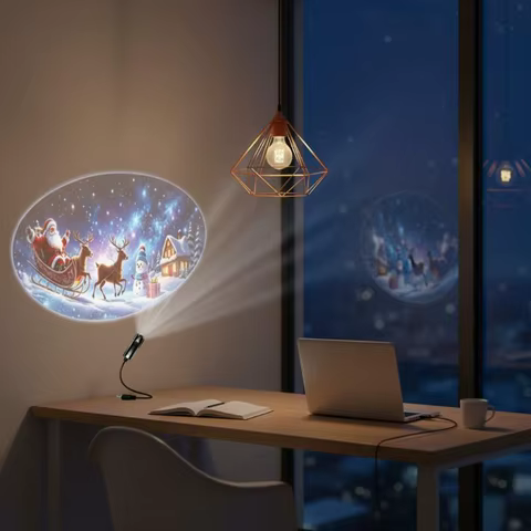 Projetor de Natal LED USB