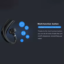 Fone Bluetooth 5.0 Cancelamento Ruído Ear Hook Thumbnail 3