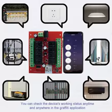 Interruptor WiFi 8 Canais Tuya Thumbnail 2